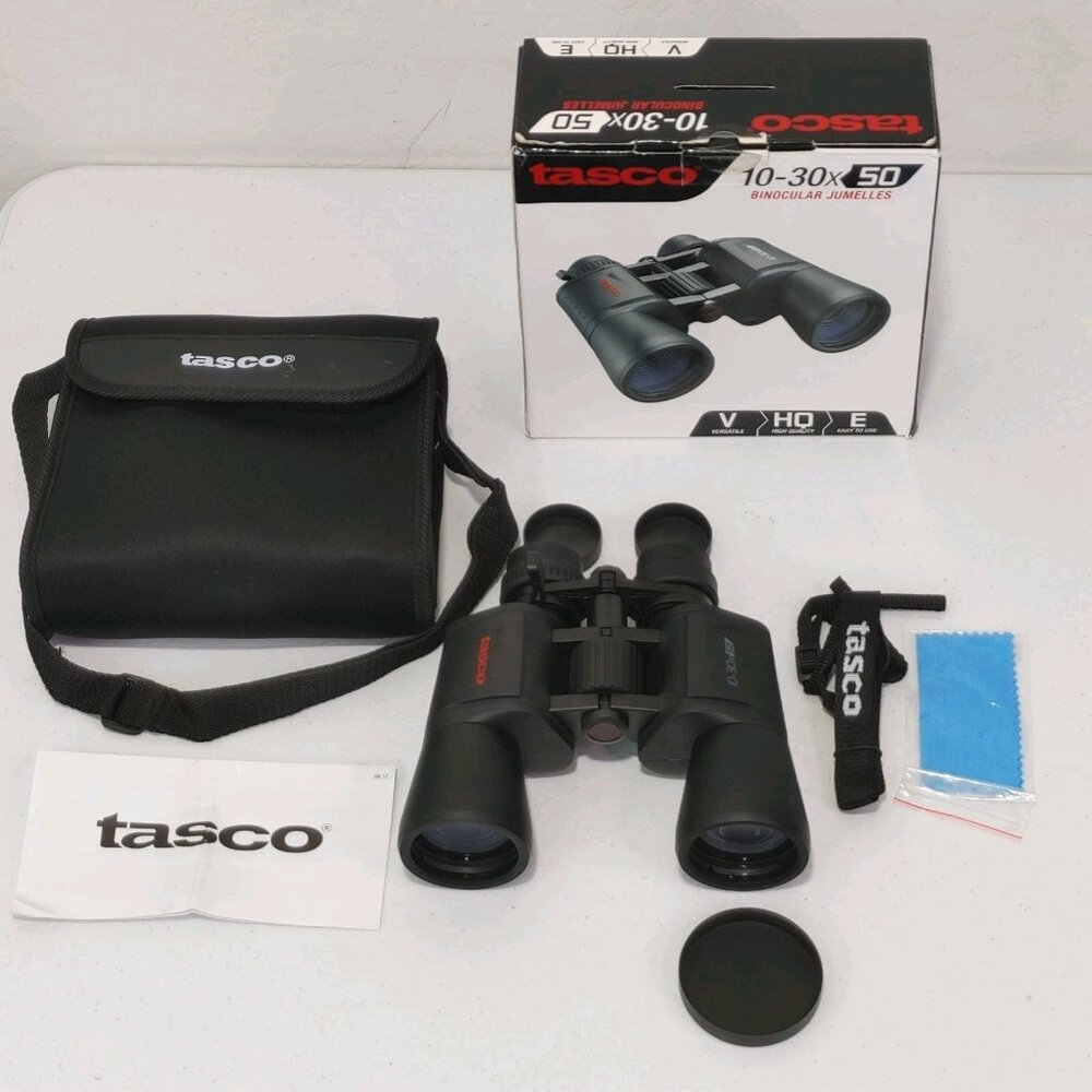 Tasco Essentials 10-30x50mm Binocular Jumelles ES10305Z (READ)